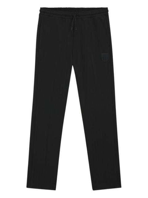 ribbed logo track pants