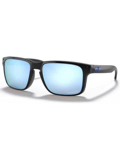 Oakley Holbrook Sunglasses Polished Black/Prizm Deep Water Polarized (OO9102-C1)