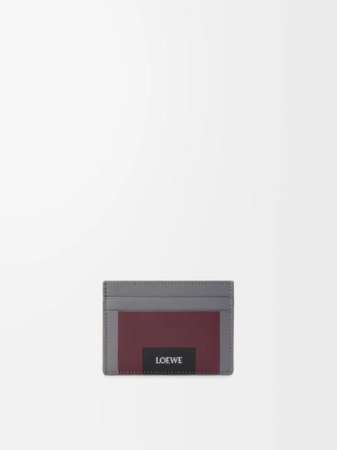 Plain cardholder in nappa calfskin
