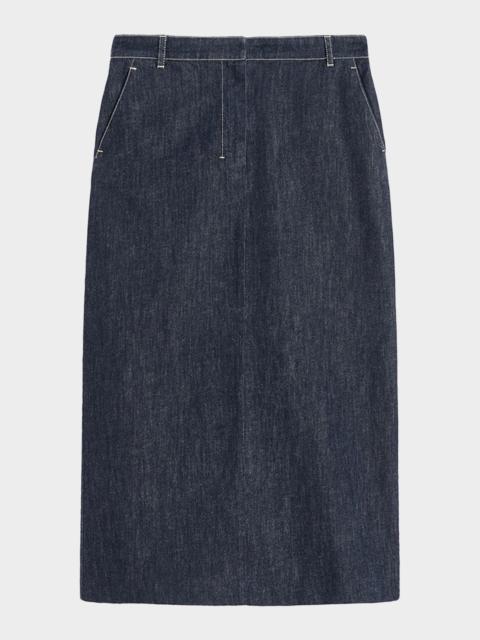 Serena Denim Midi Skirt