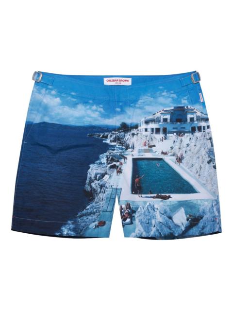 Bulldog Hulton print swim shorts