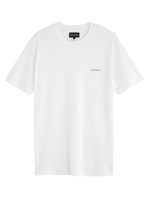Emporio Armani Logo-print Stretch-jersey T-shirt