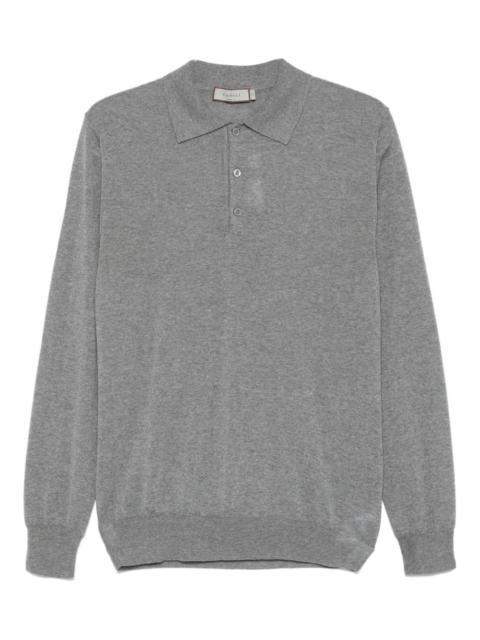 long-sleeve polo shirt