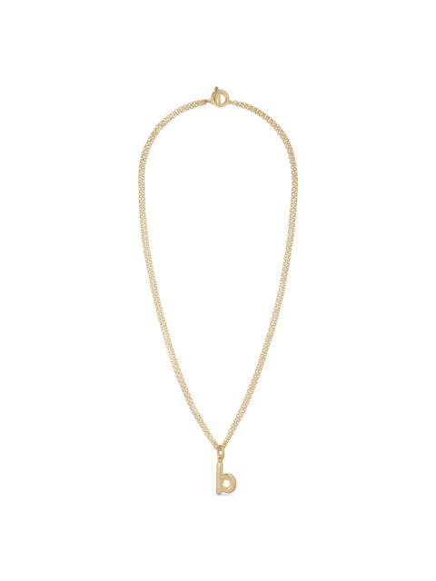 The Puffy Initial necklace