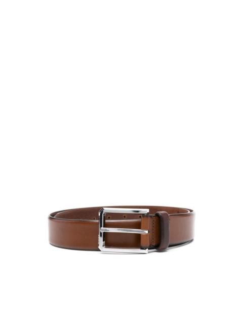 branded-buckle belt