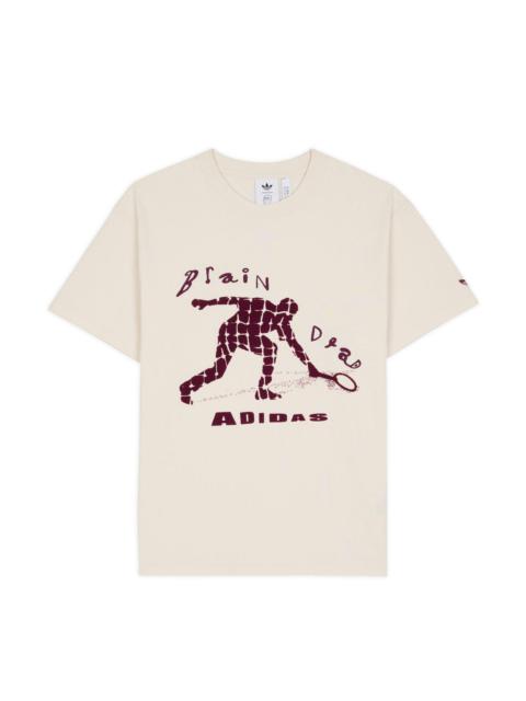 Brain Dead x Adidas Tennis T-shirt - Natural