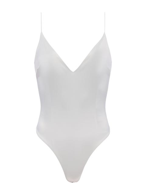 Dara Stretch Satin Bodysuit
