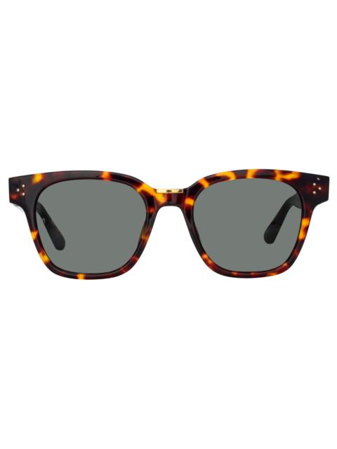 SANCHEZ D-FRAME SUNGLASSES IN TORTOISESHELL