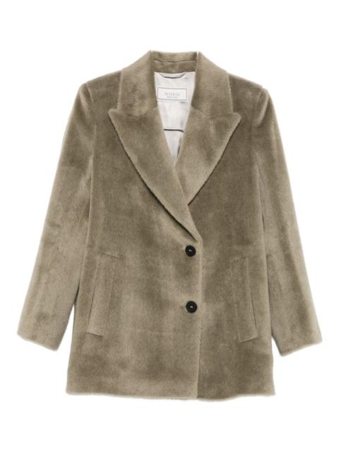 peak-lapels coat