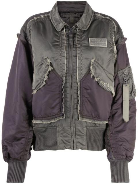 deconstructed bomber jacket