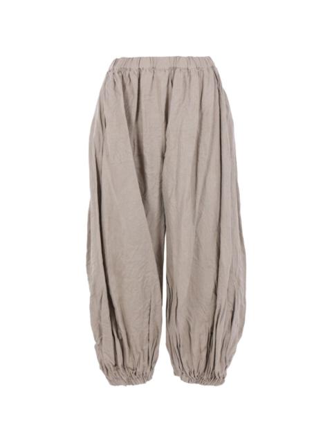 elasticated balloon trousers
