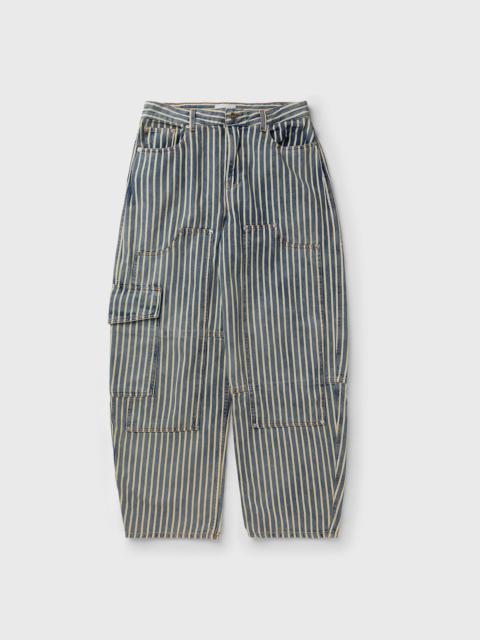 Light Stripe Denim Carpenter Jeans