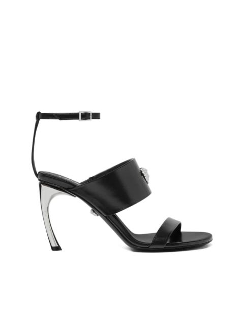 Medusa Head-embellished ankle-strap sandals