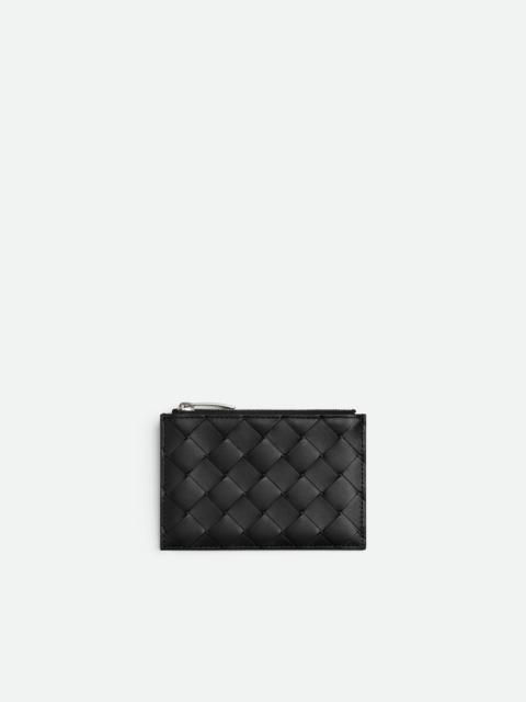Intrecciato Zipped Card Case