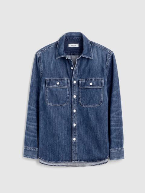Denim Button-Up Shirt