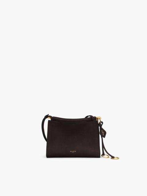 LE CLICK SMALL SQUARE BAG IN NUBUCK