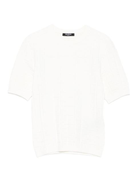 textured short-sleeve t-shirt