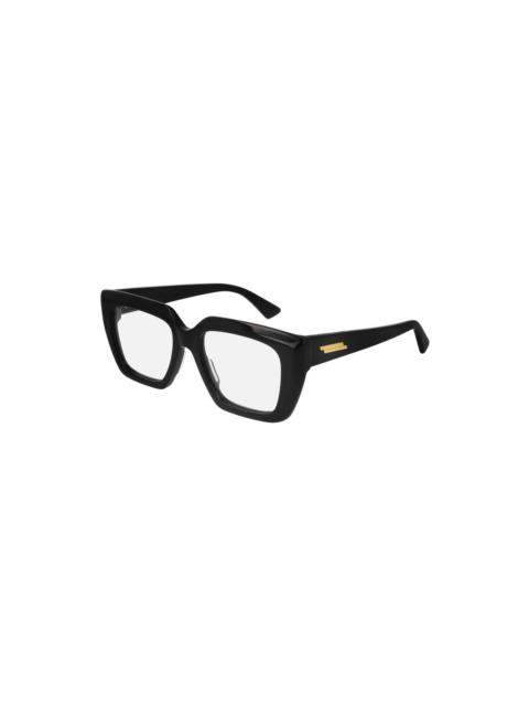 CLASSIC ACETATE SQUARE EYEGLASSES (BLACK)
