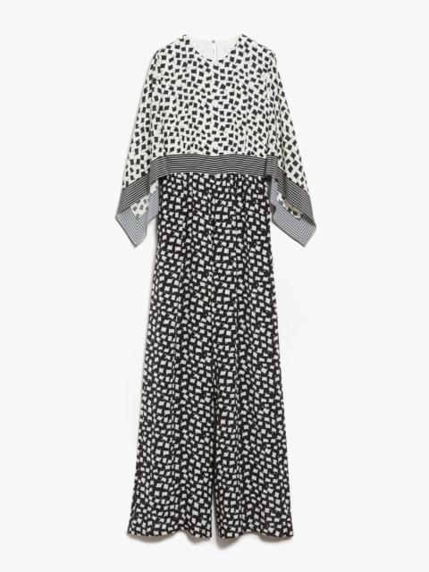 ORIGANO Printed silk jumpsuit