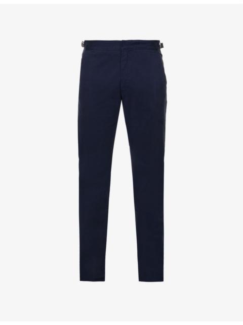 Fallon regular-fit straight-leg stretch-cotton trousers