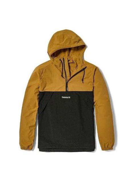 Timberland Pullover Windbreaker Jacket 'Brown Black' A2BUU-P57