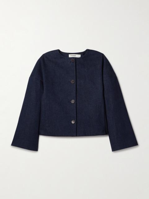 Dev Cropped Organic Cotton-blend Jacket