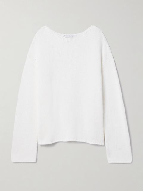 + NET SUSTAIN organic cotton sweater White