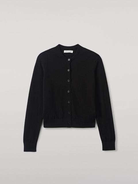 Classic Cashmere Black Cardigan
