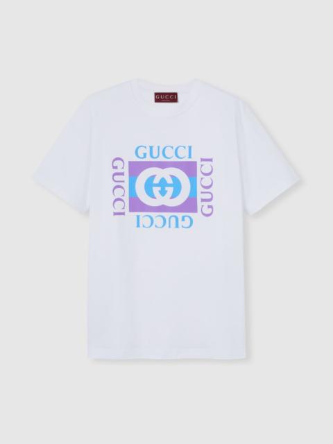 Cotton jersey T-shirt with print