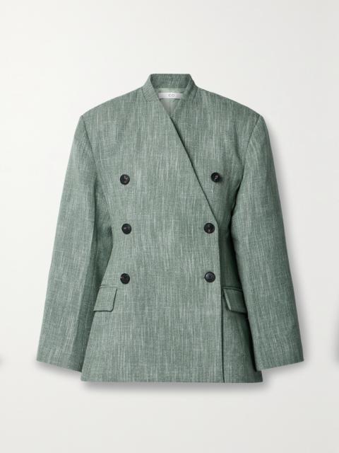 Double-breasted Wool-blend Blazer
