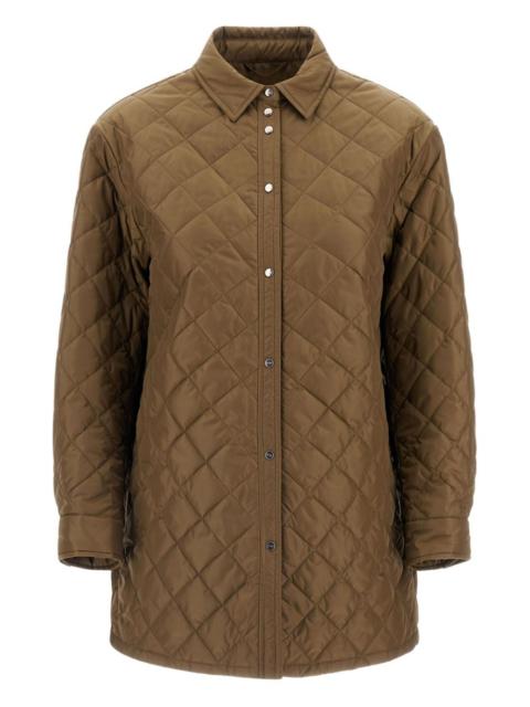 Chamonix quilted shirt jacket