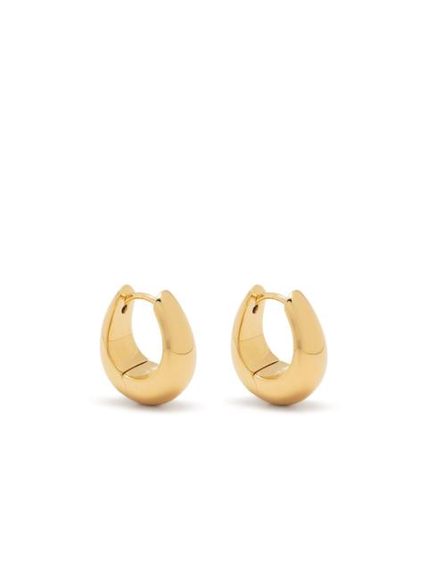 Ice small hoop earrings