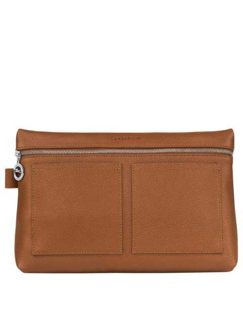 Le Foulonné Toiletry case Caramel - Leather