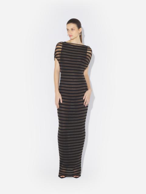 THE MARINIÈRE STRIPED BLACK DRESS