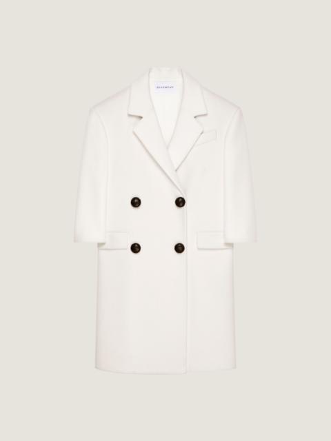 DOUBLE BREASTED COAT IN WOOL