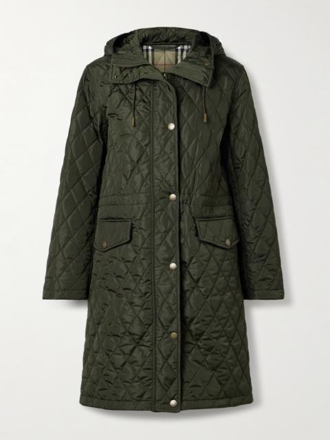 Hooded Quilted Shell Jacket