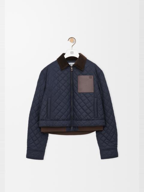 Short jacket in technical fabric