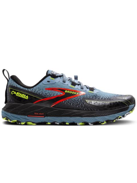 BROOKS | Cascadia 18 Trail Running Shoes 'Citadel / Ebony / Lime'