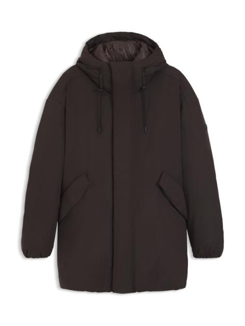 PEACHED-MICROFIBRE JACKET WITH WATER-REPELLENT FINISH