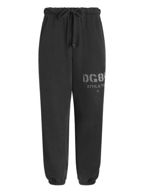 graphic side-stripe track pants