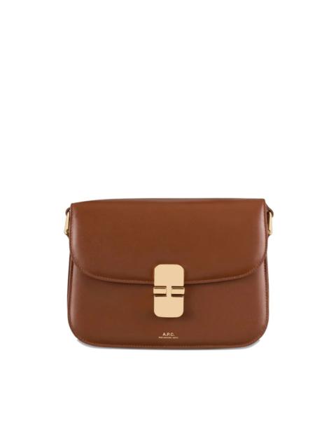 Grace leather shoulder bag