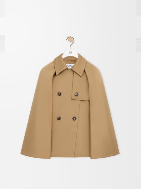 Cape jacket in cotton