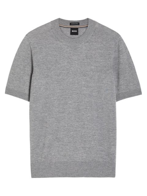 Boss Fine-knit Wool T-shirt