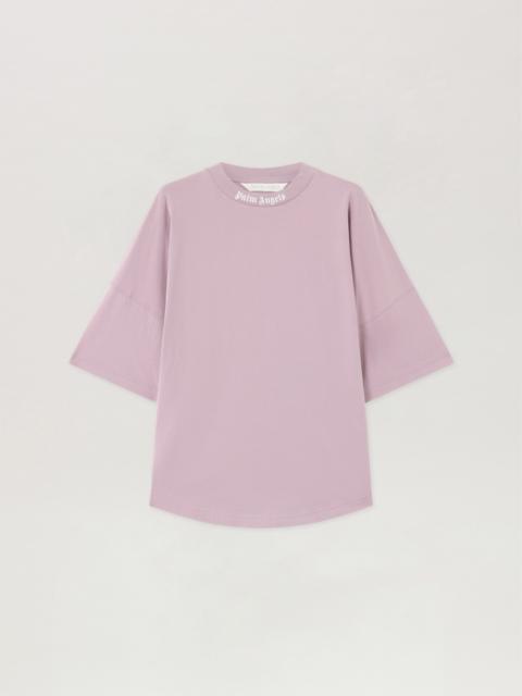 Dripping Curved Logo Over T-Shirt