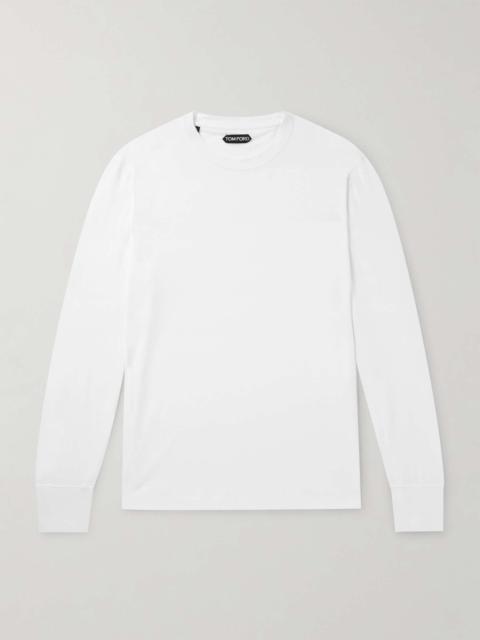 Slim-Fit Lyocell and Cotton-Blend Jersey T-Shirt