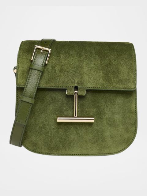 Tara Mini Crossbody Bag in Suede