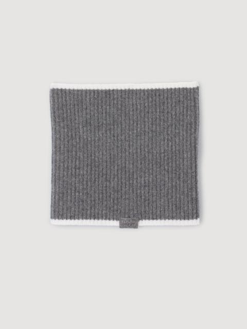 RIBBED KNIT NECK WARMER