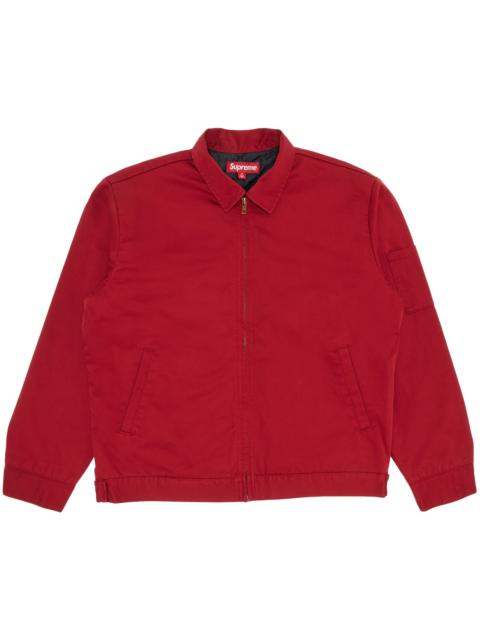 Supreme Supreme H.R. Giger Embroidered Work Jacket 'Red