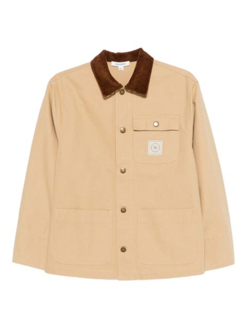 Gaia corduroy-collar jacket