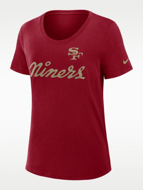 San Francisco 49ers Rivalries Collection Slub Women's Nike Dri-FIT NFL T-Shirt